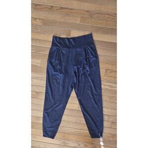 Vuori Lux At Ease Performance Pants Womens Jogger Blue Relaxed Tapered Leg
